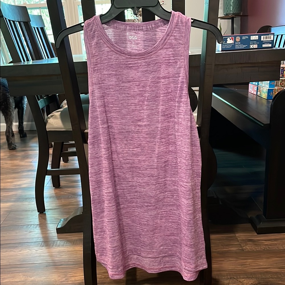 DSG Heathered Purple Sleeveless Tank